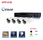 Bộ Kit Camera 4.0 MP Powerline Vantech VPP-01D