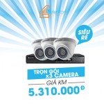 Camera trọn bộ - Gói 3 camera giá rẻ nhất