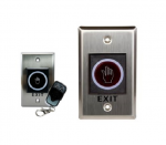Nút nhấn exit và remote điều khiển cho hệ thống kiểm soát cửa