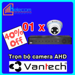 Trọn bộ camera AHD Vantech 1.3 Megapixel GÓI 1 CAMERA