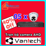 Trọn bộ camera AHD Vantech 1.3 Megapixel GÓI 05 CAMERA